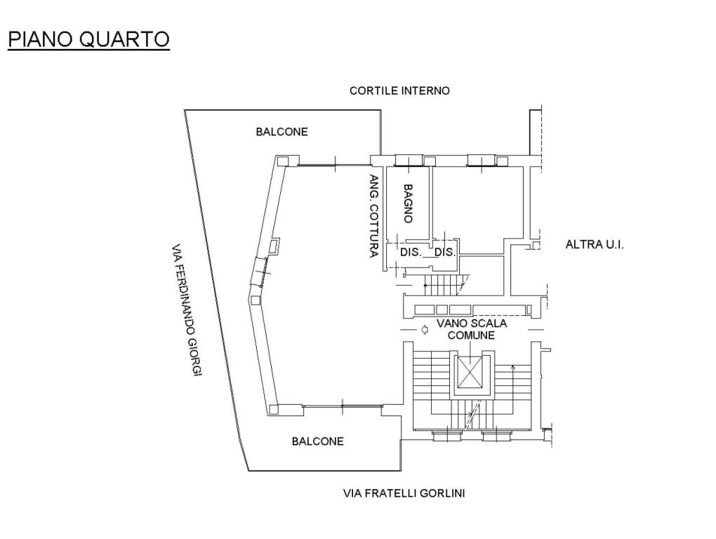 Planimetrie piano quarto