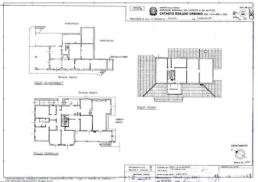 Planimetria Villa Signa