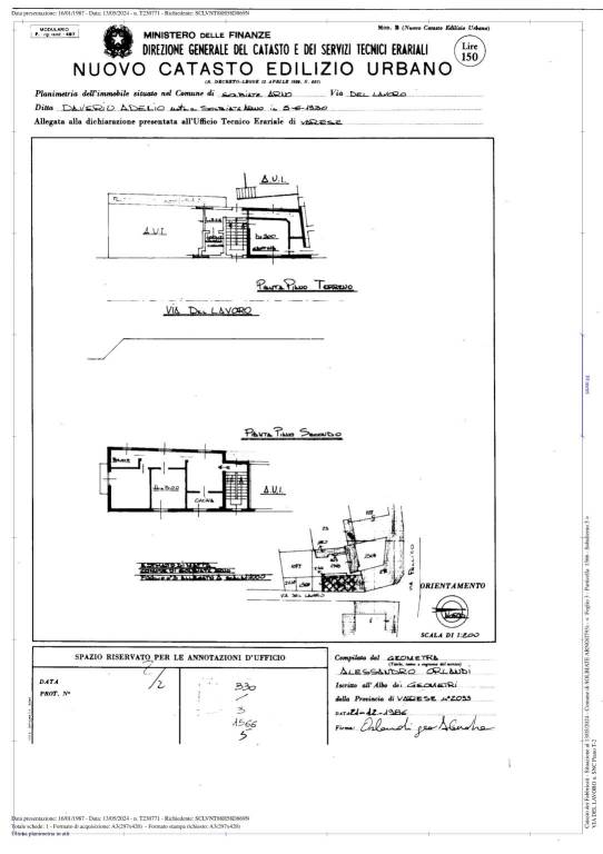 S005 Scheda abitazione PER IMMOBILIARE 1