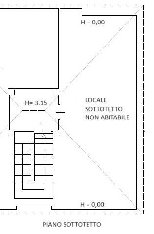 PIANTA PIANO SOTTOTETTO