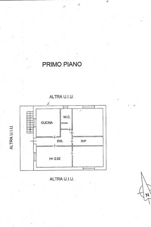 piantina appartam. c.da cupa 1