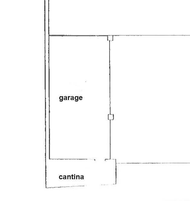 planimetria garage e cantina pubblicità