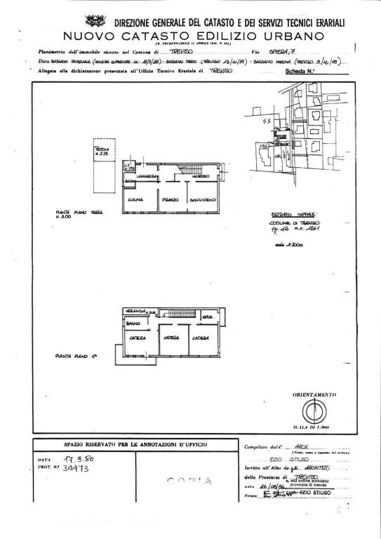 planimetrie catastali VIA SPIERA 7 1