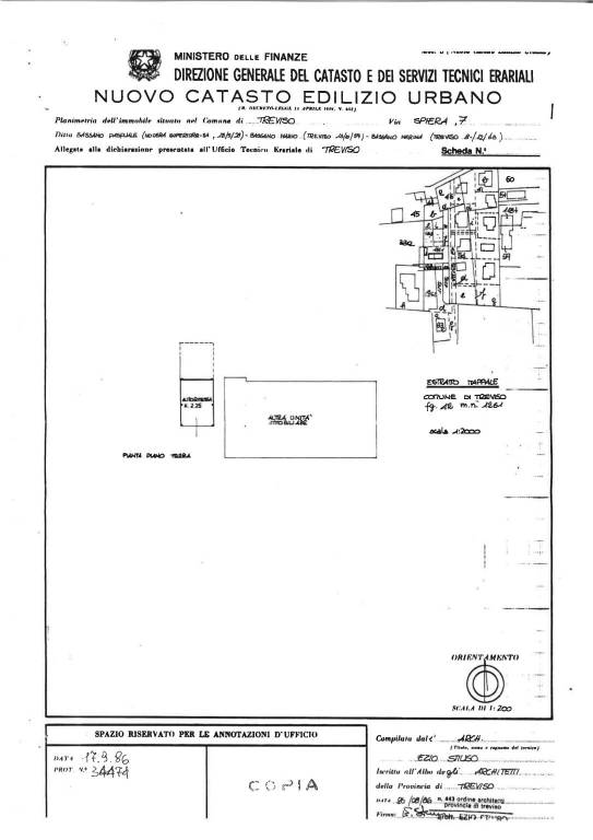 planimetrie catastali VIA SPIERA 7 2