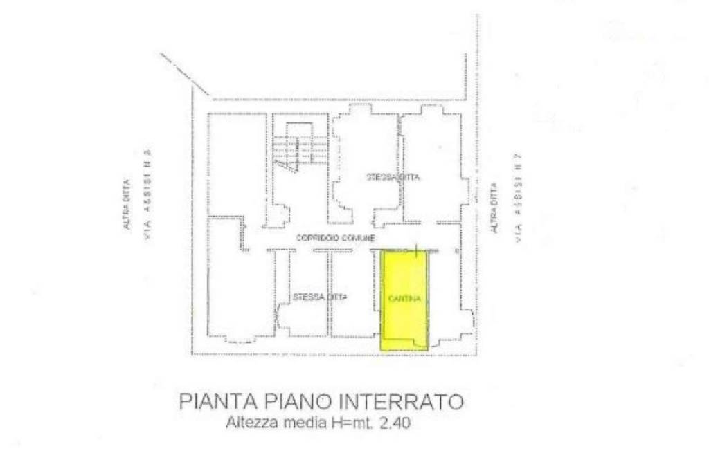 planimetria cantina