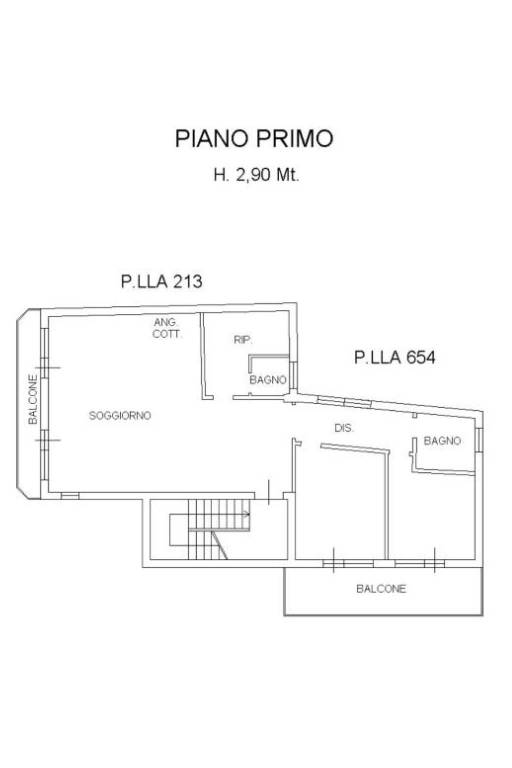 Planimetria Quadrilocale In Vendita Pianella