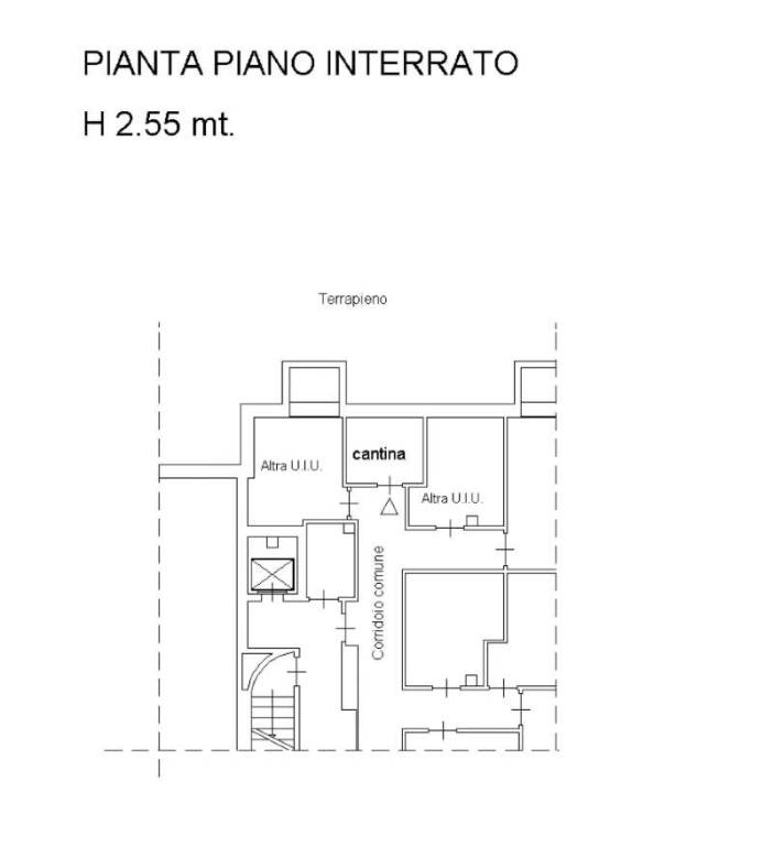 Planimetria cantina