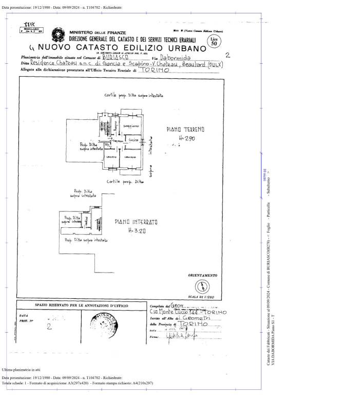 pln alloggio dati canc