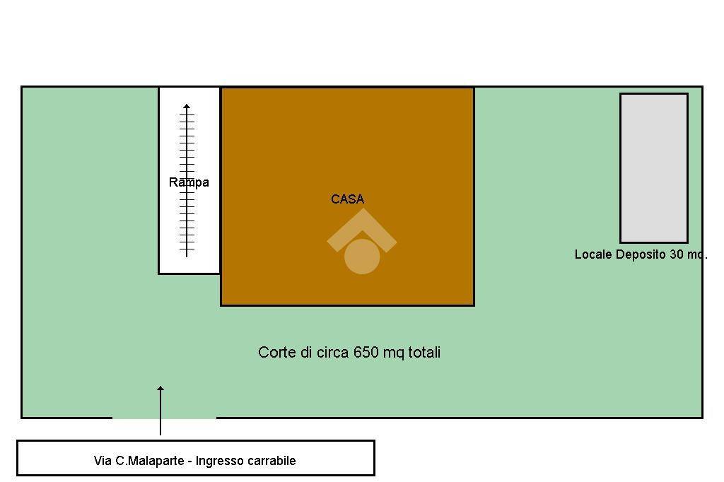 Mappa via C.Malaparte