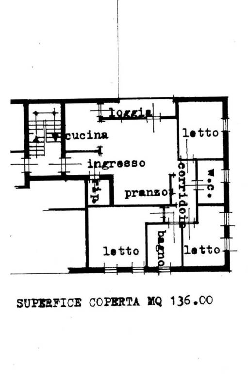 Planimetri appartamento Piano 2 e ultimo, H 2.70m