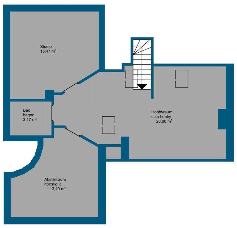 Planimetria 4° piano (attico)