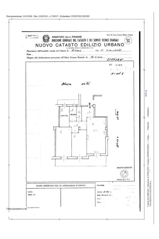 planimetria catastale appartamento sd