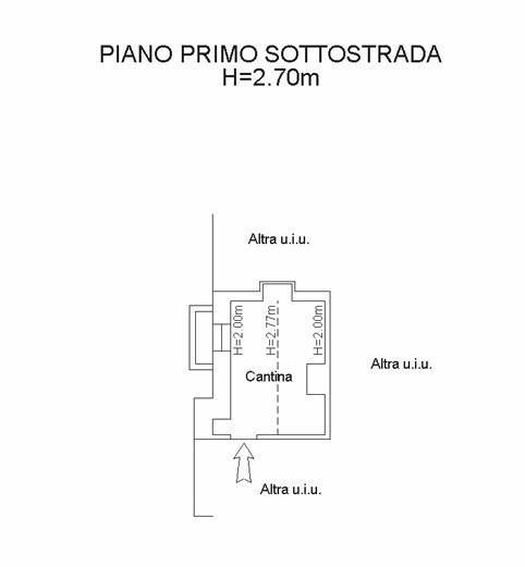 Planimetria piano seminterrato