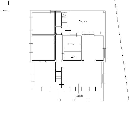 PLAN. PIANO TERRA CINQUALE 