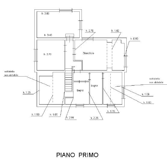 PLAN.CATASTALE PRIMO PIANO -CINQUALE