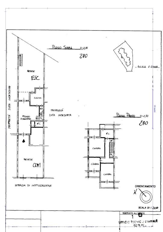 Planimetria casa+giardino