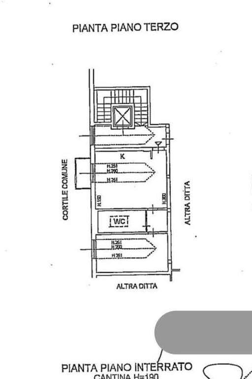 Planimetria appartamento - cantina 1