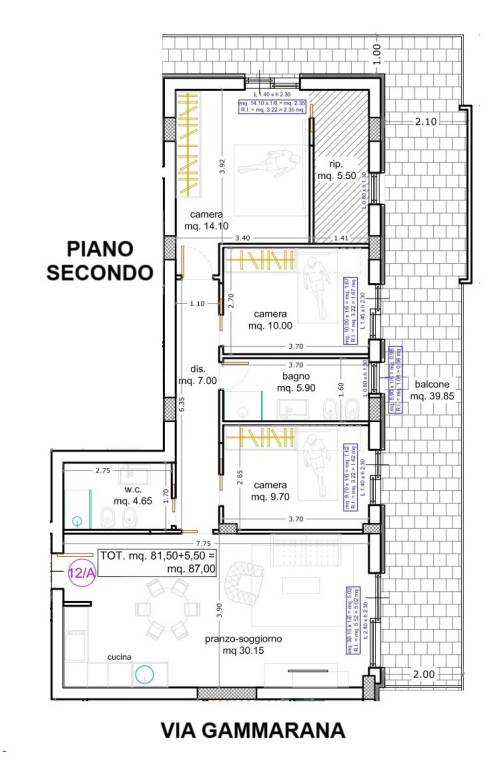 12A Quadrilocale via Einaudi lato Teramo