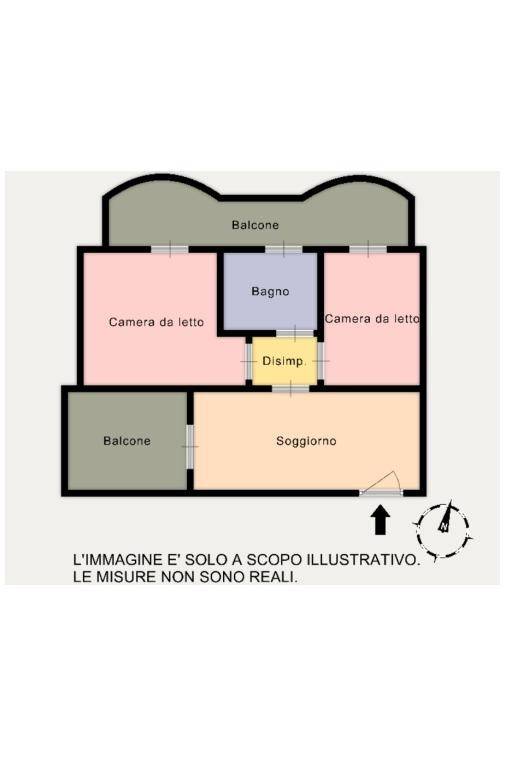 Planimetria Viale Mazzini 133 - 185'000