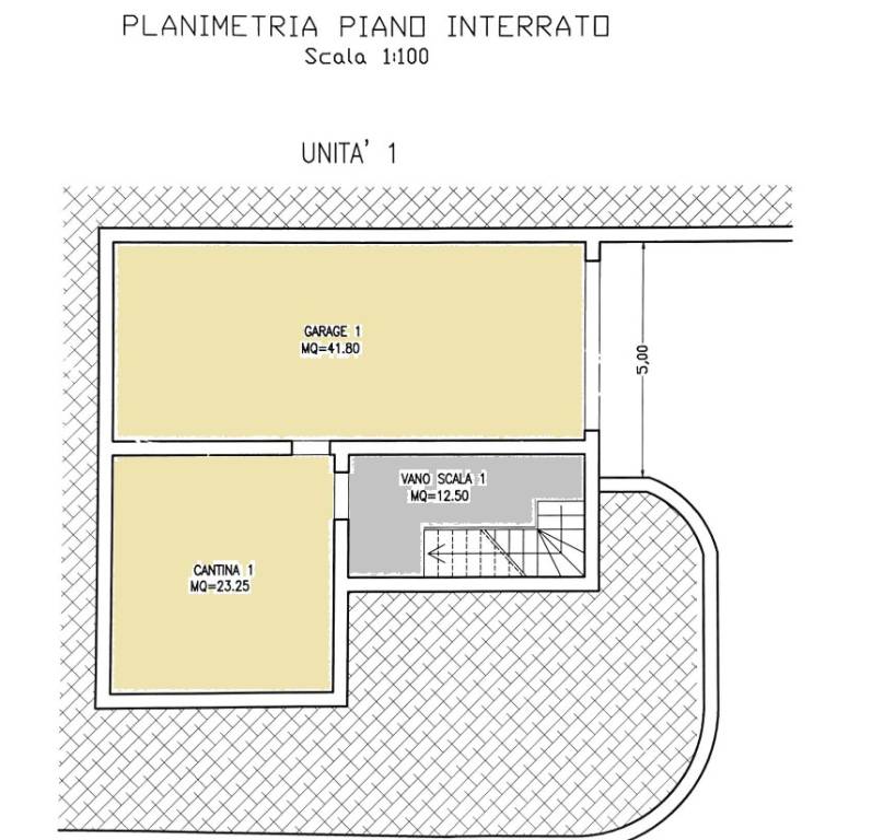 PLANIMETRIA PIANO INTERRATO