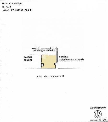 Planimetria cantina