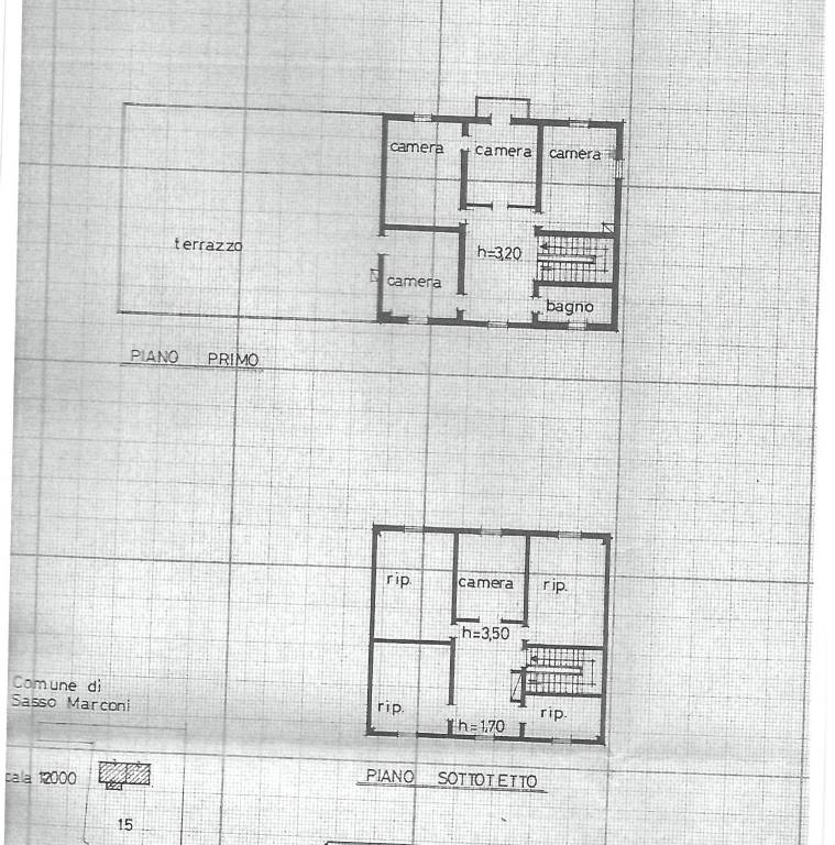 PLAN PRIMO PIANO E MANSARDA ok