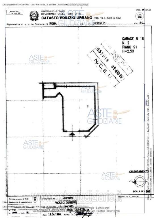 PLAN GIORGIERI ASTA IMM