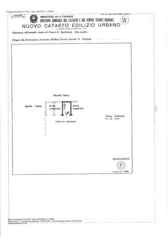 planimetria box