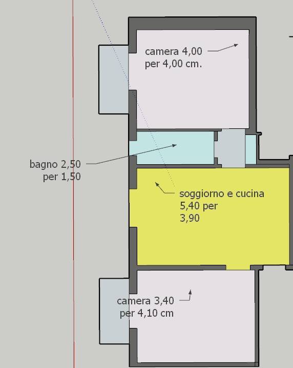 planimetria 2 con misure