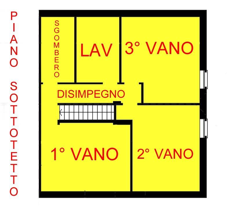 PLANIMETRIA PIANO SOTTOTETTO