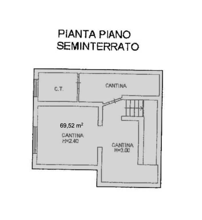 piano seminterrato.mq