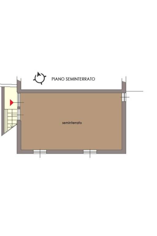 Planimetria piano seminterrato