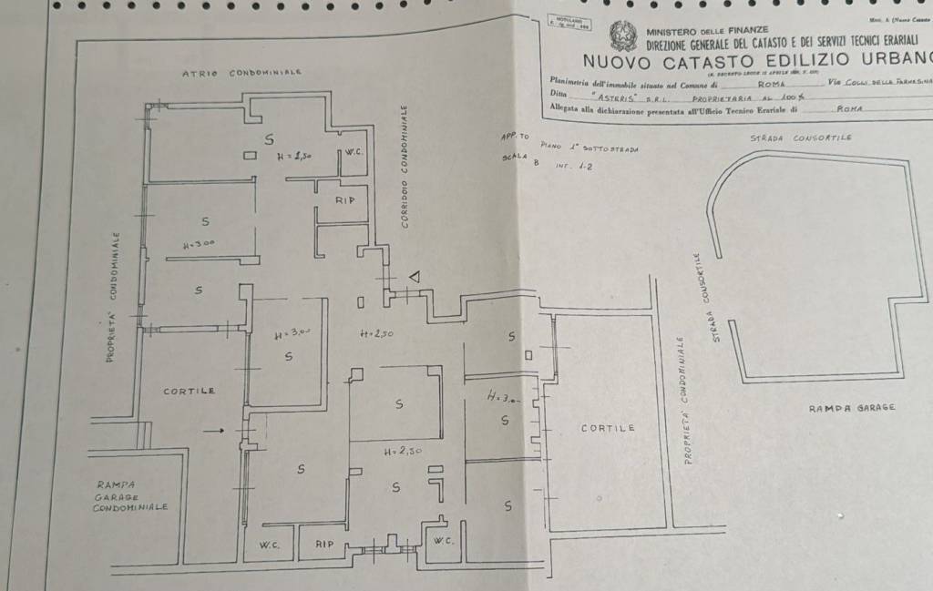 PLAN COLLI FARNESINA