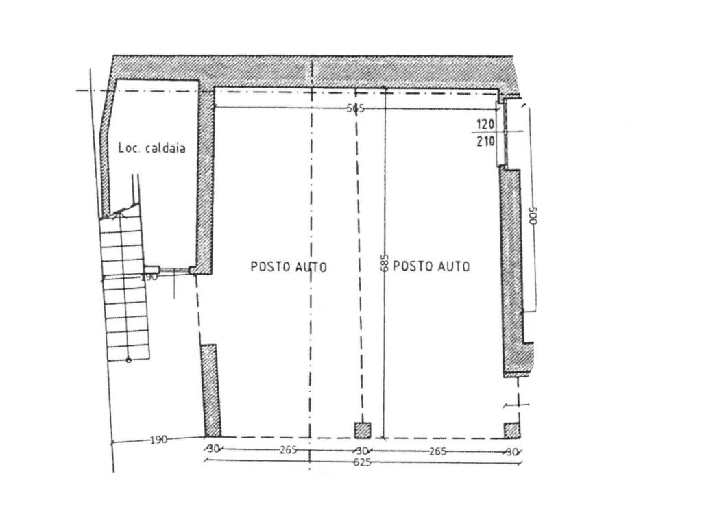 Plan CA.1718 piano terra