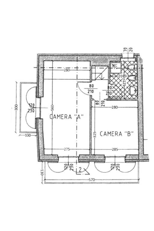 Plan CA.1718 piano 2°