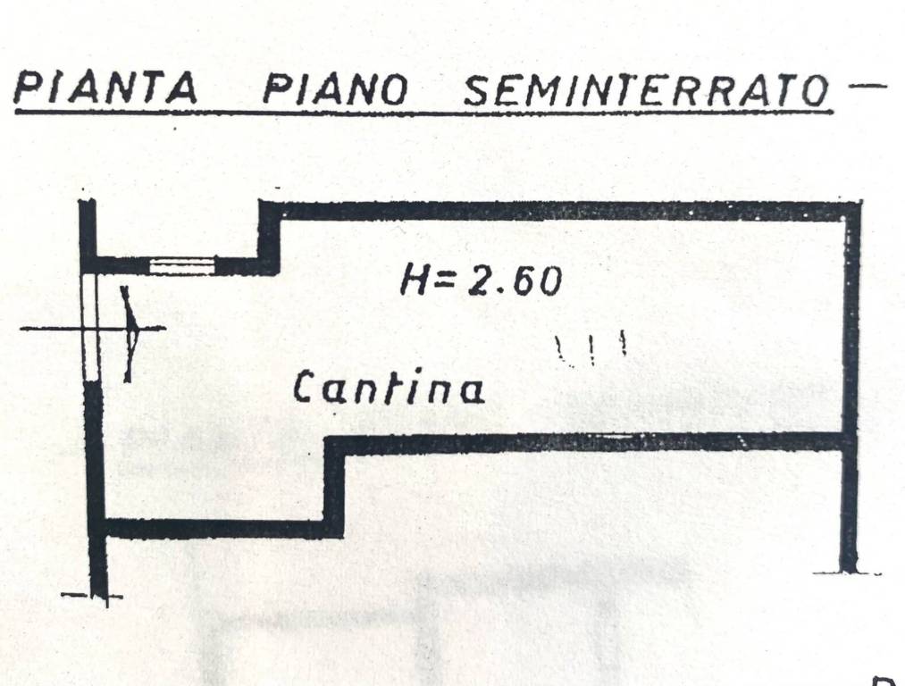 planimetria cantina