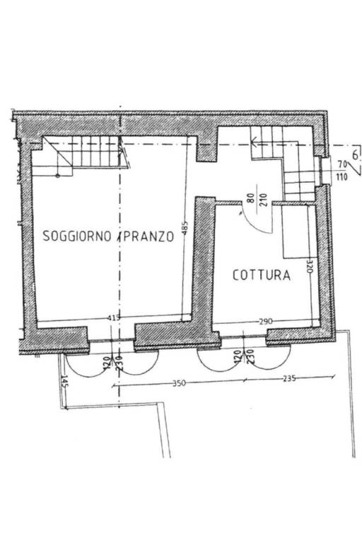 plan CA.1719 piano 1°