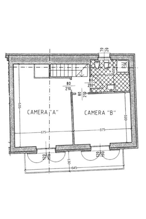 Plan CA.1719 piano 2°