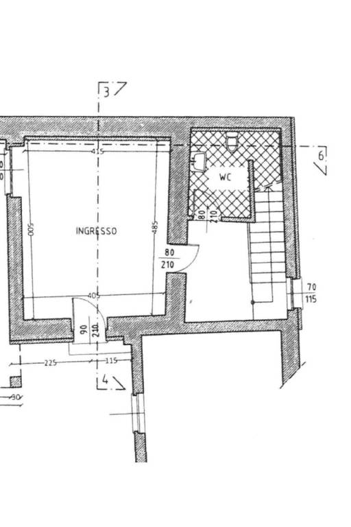 Plan CA.1719 piano terra