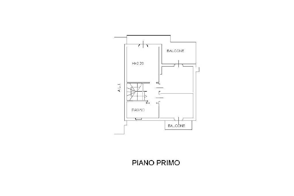 Planimetria piano primo