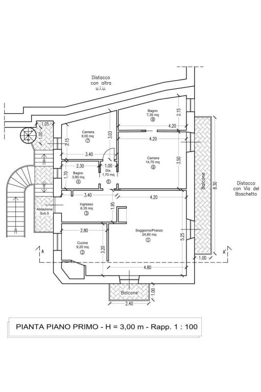 elaborato grafico soluzione attuale p.1 1