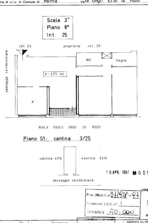 PLANIMETRIA ABITAZIONE 1