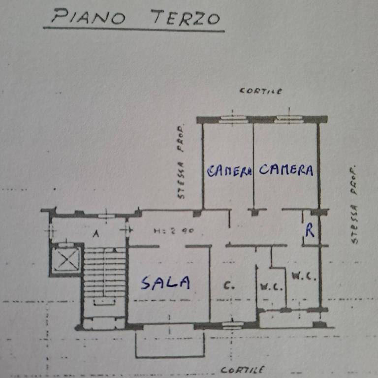 PIANTA APPARTAMENTO