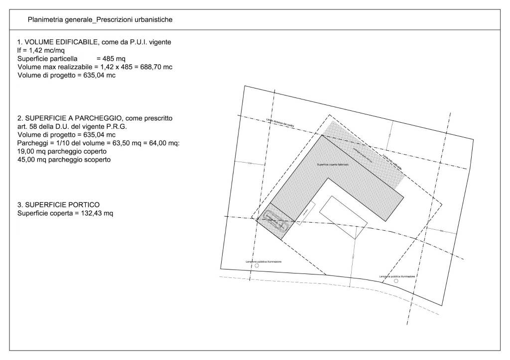 Planimetria_Prescrizioni urbanistiche