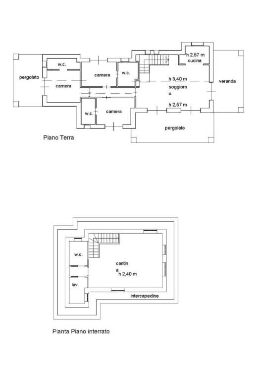 Plan corpo principale