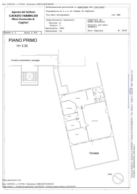 Planimetria Catastale 1