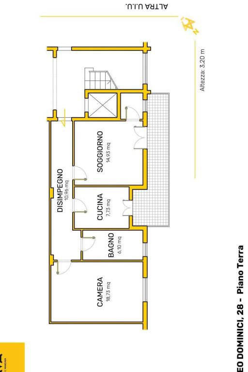 Plan VIA MATTEO DOMINICI n28 PT