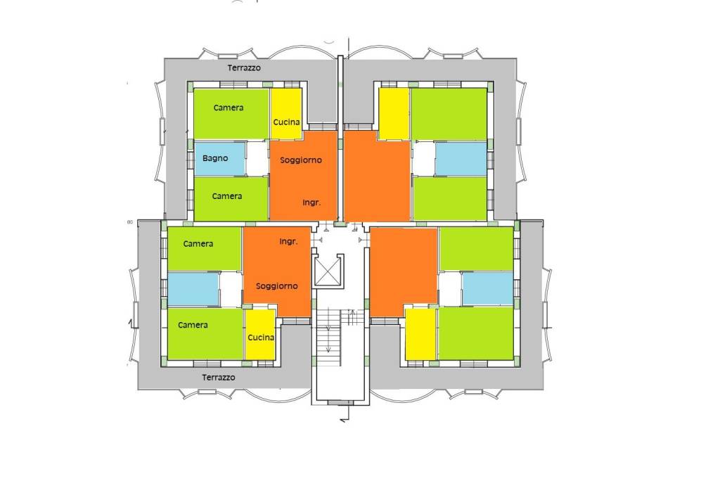 PROGETTO FABB B VIA APPENNINI P.1°