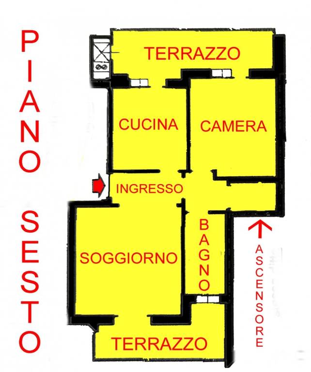 PLANIMETRIA PIANO SESTO