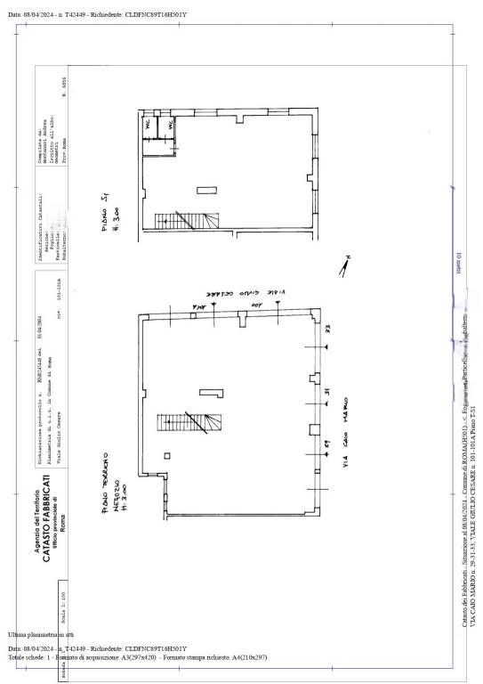 Plan Viale Giulio Cesare